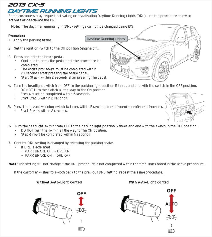 Mazda 6 Forum • Światła Do Jazdy Dziennej • Strona 4 • Elektryka I Elektronika Gj/Gl