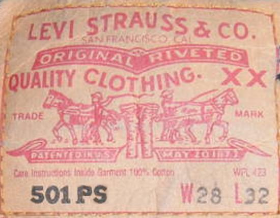 Levi's 501ps edition