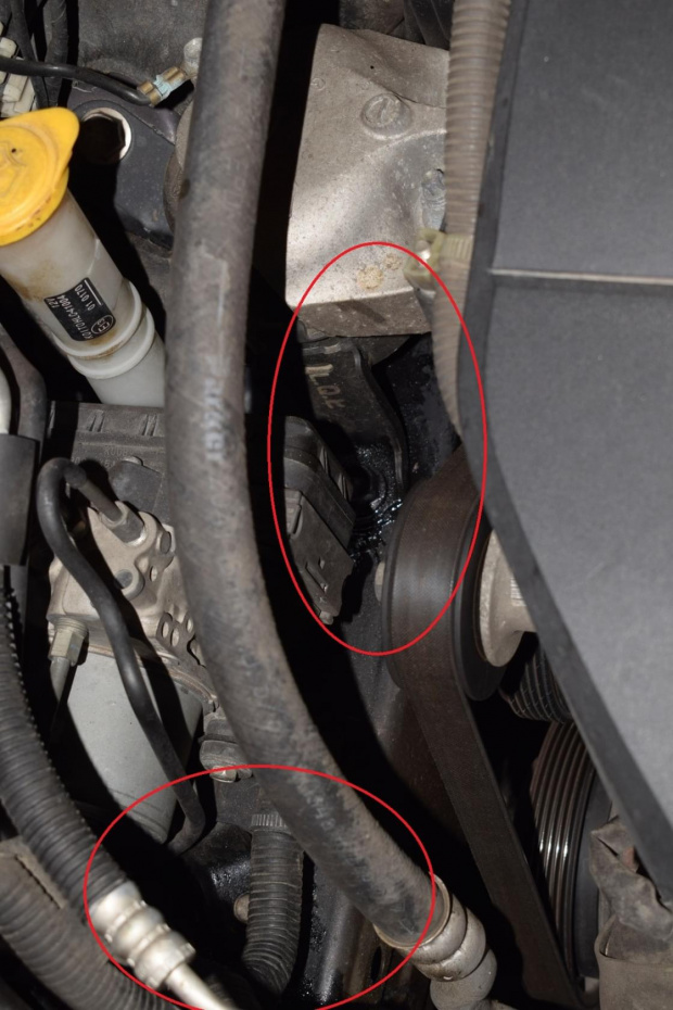 Mazda 6 Forum • Mazda 6 wyciek oleju lewa strona silnika