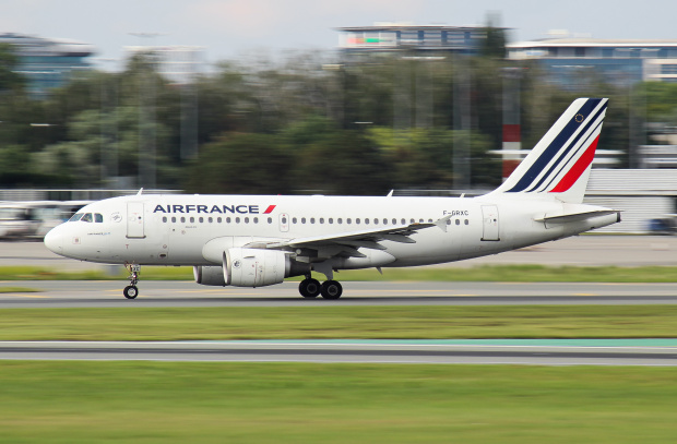 Panning - start Air France