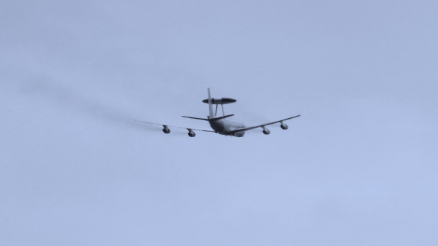 Boeing E-3 Sentry (AWACS) nad Dęblinem