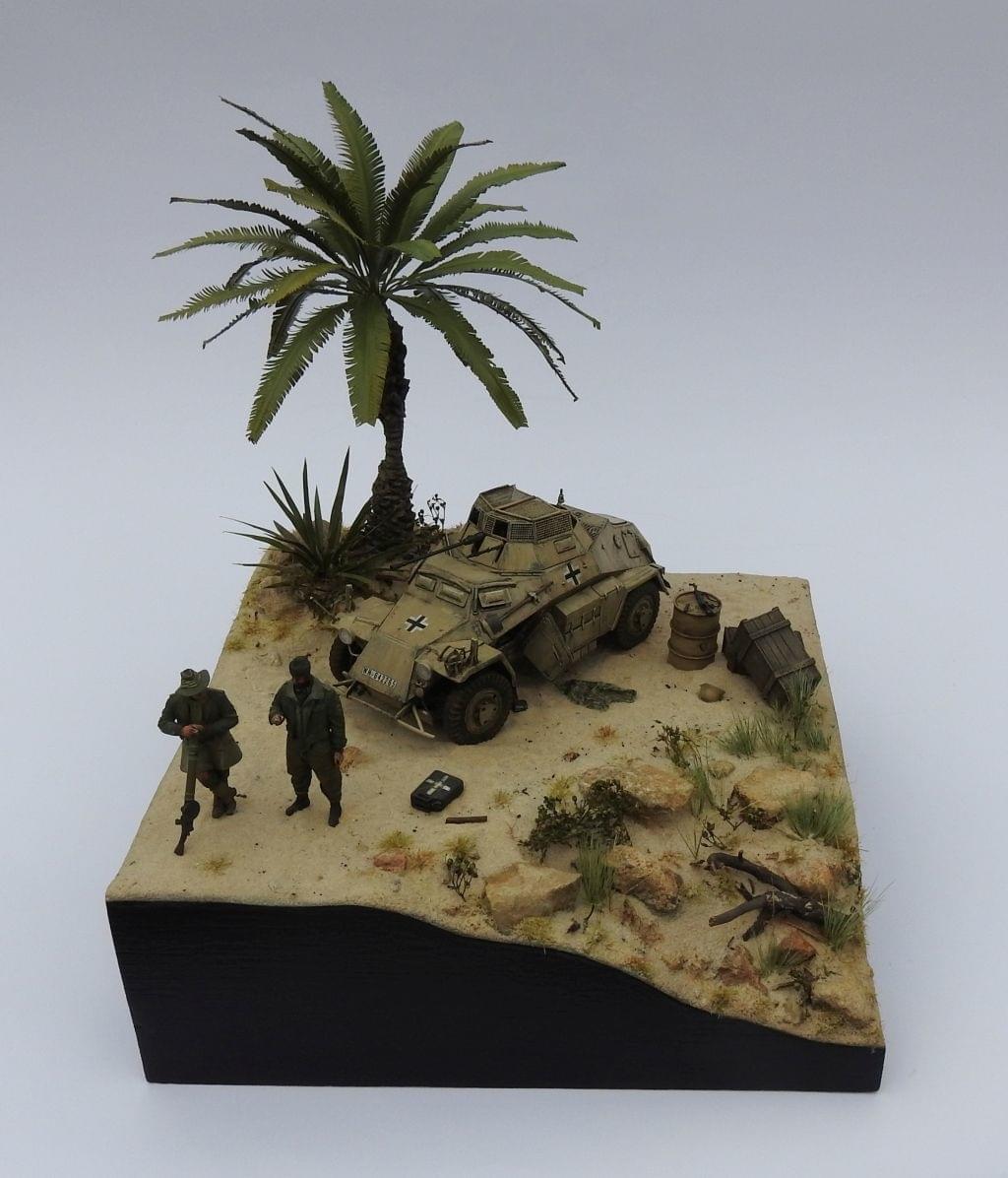 LRDG diorama, Libya 1942 (1:35) - Missing-Lynx